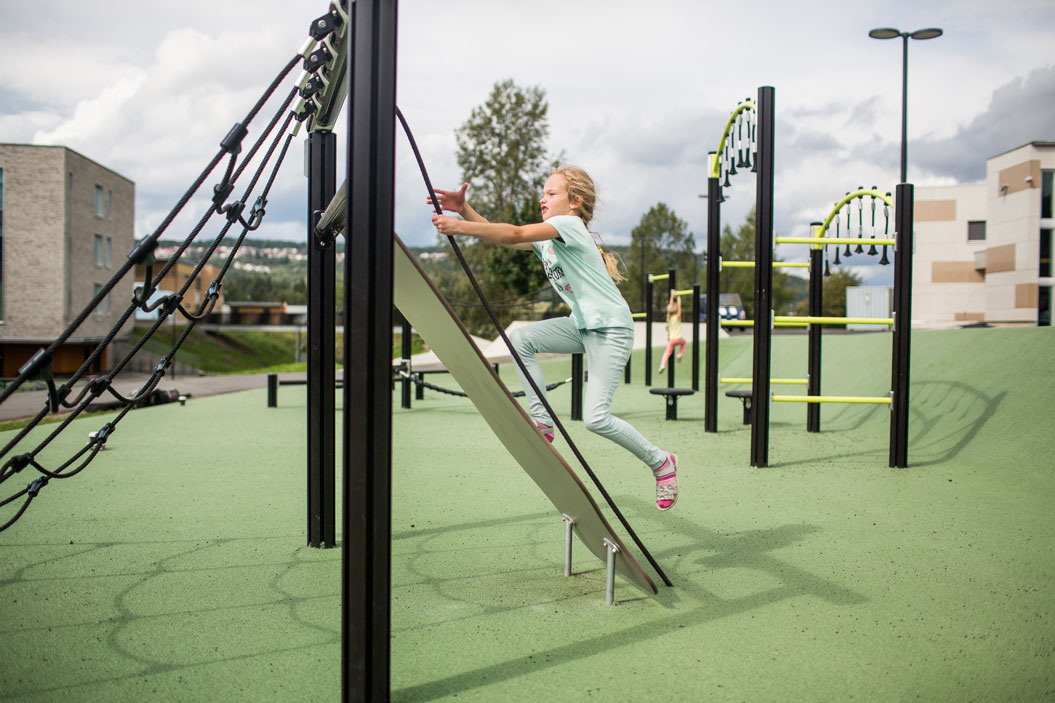 aktivitetsløype lekeplass skolegård