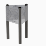 Stolpe til tre aktivitetspaneler