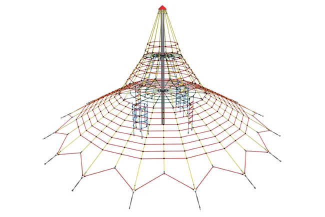 Klatrenett spacenett 560cm