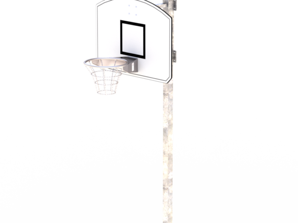 Basketballstativ med kurv frittstående, regulerbar