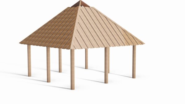 Grillhytte 4.5x4.5 med 8 ben