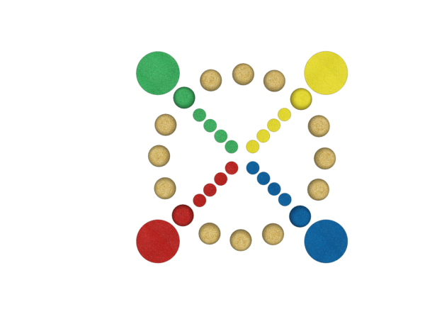 ludo 3D sirkel med mange farger