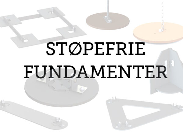 Støpefrie fundamenter