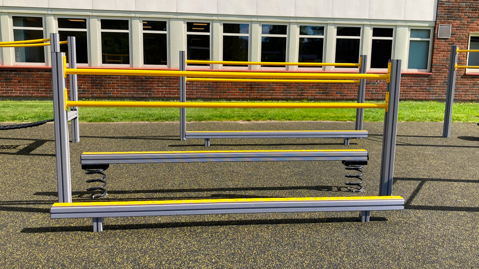 Bevegelig balansebom m/rekkverk