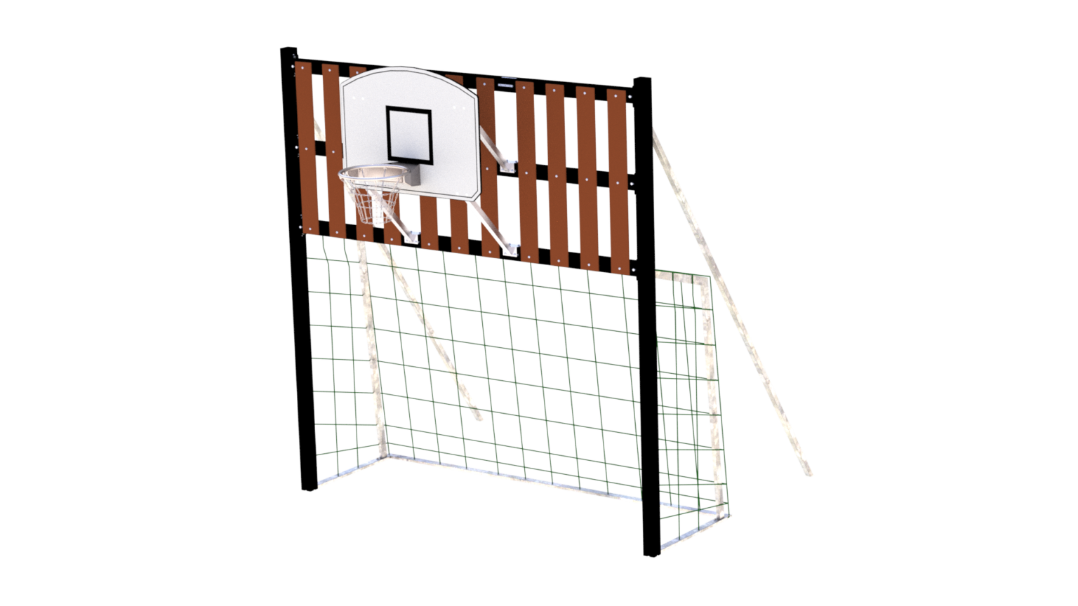 Mål med basketballkurv