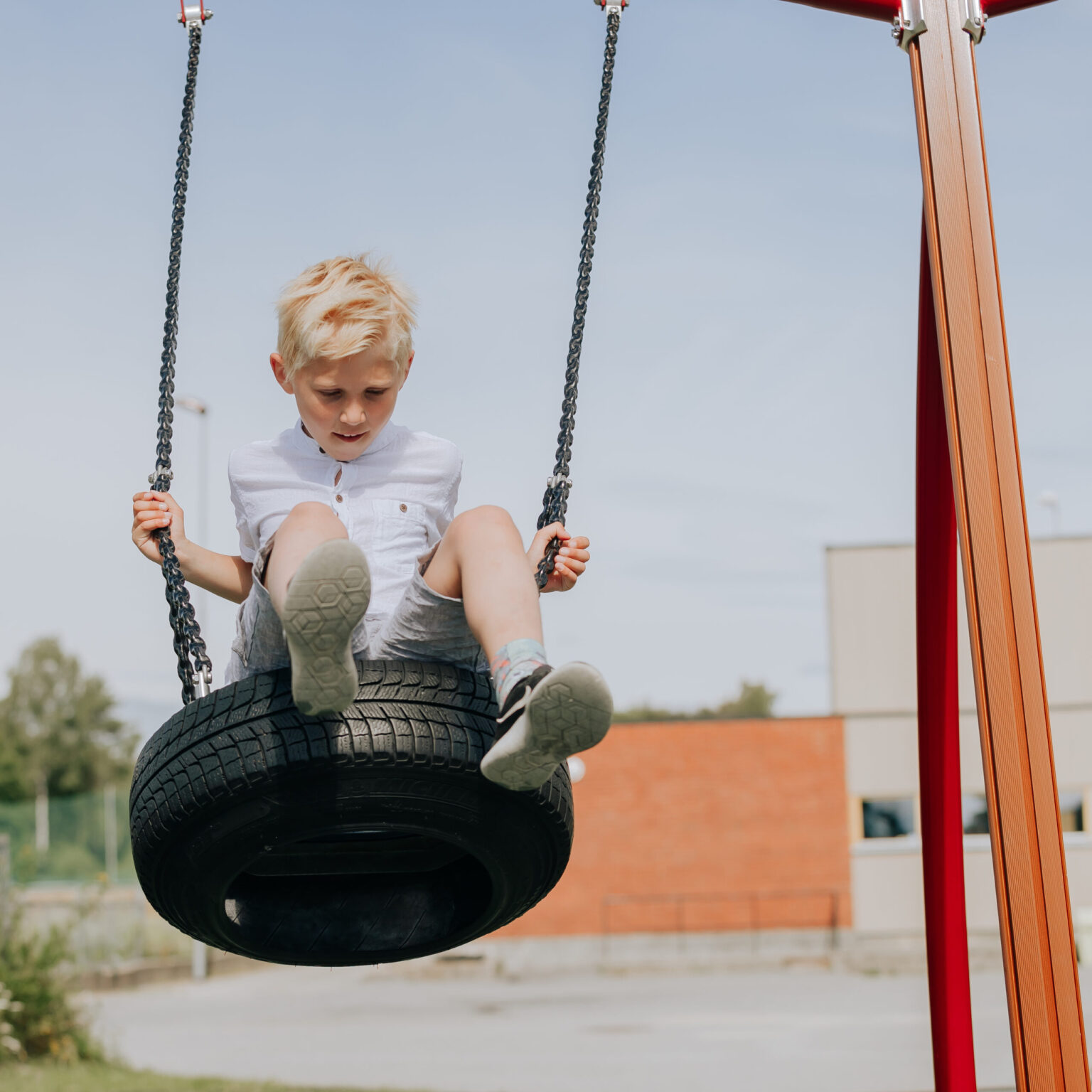 Bildekksete til huskestativ