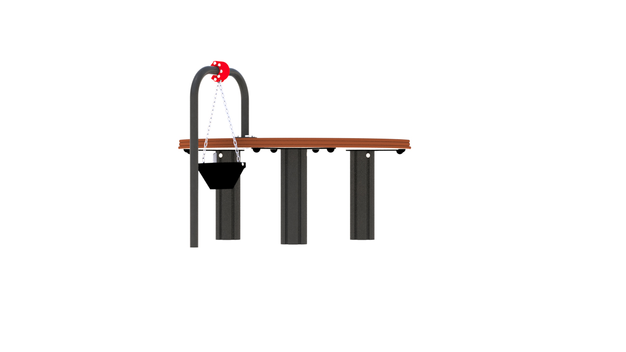 Vann og sandbord med kran Vann og sandbord med kran