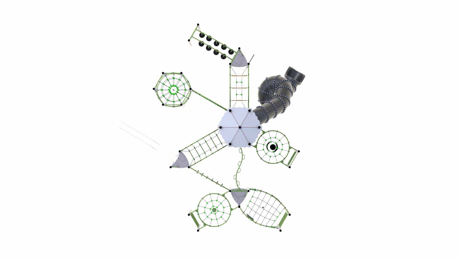 Thorium Monazitt klatreapparat med tunell