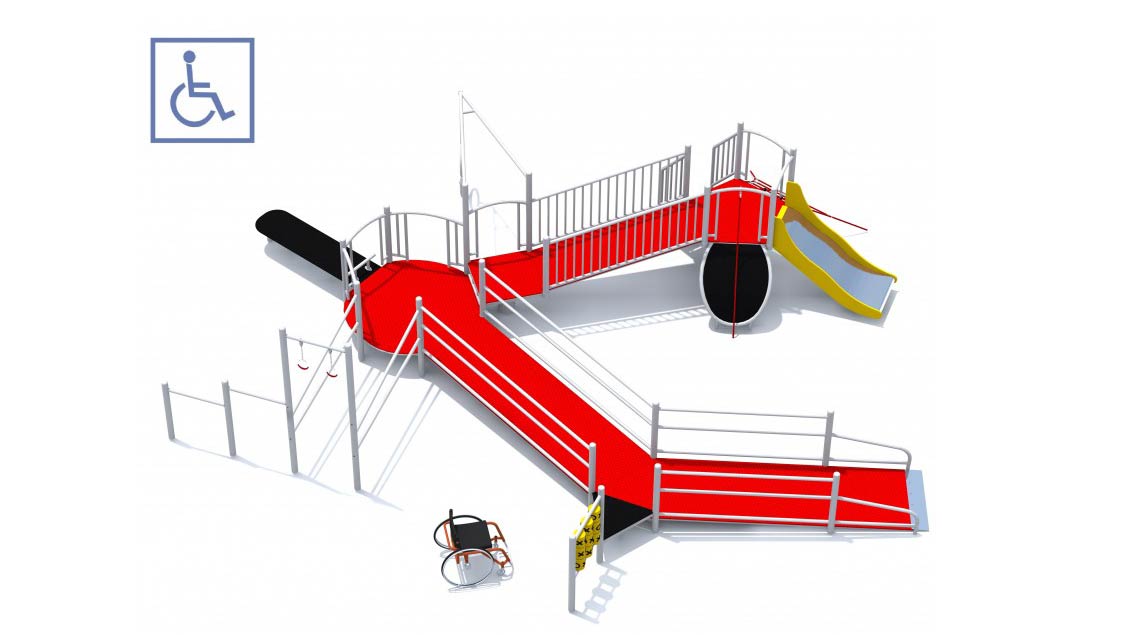 Lekeapparat for rullestol - Centaur Lekeapparat for rullestol - Centaur