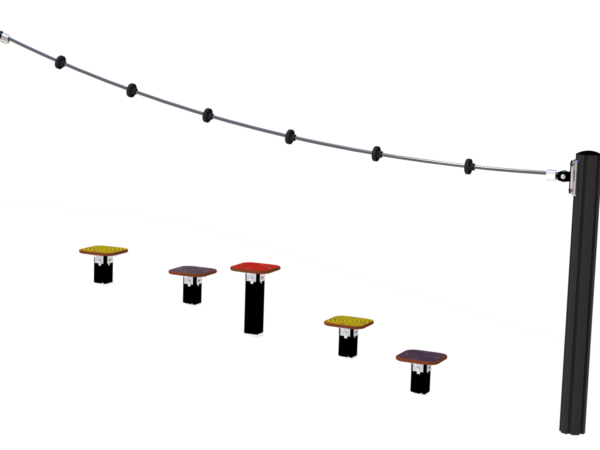 Taugang med balanseplattformer