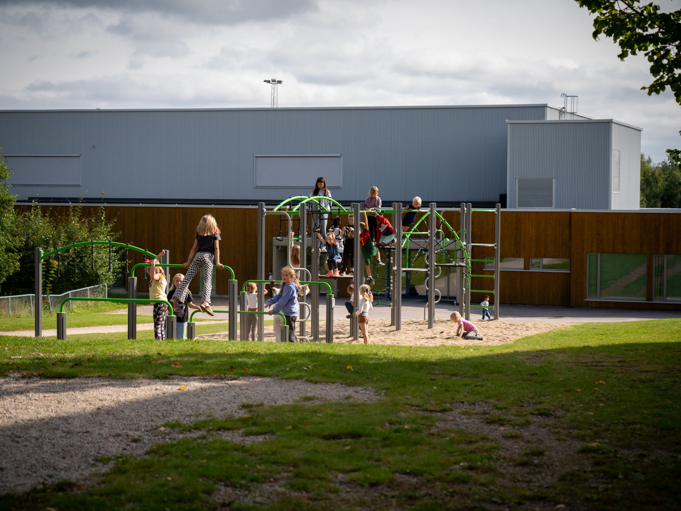 Lekestativ på Lunde skole