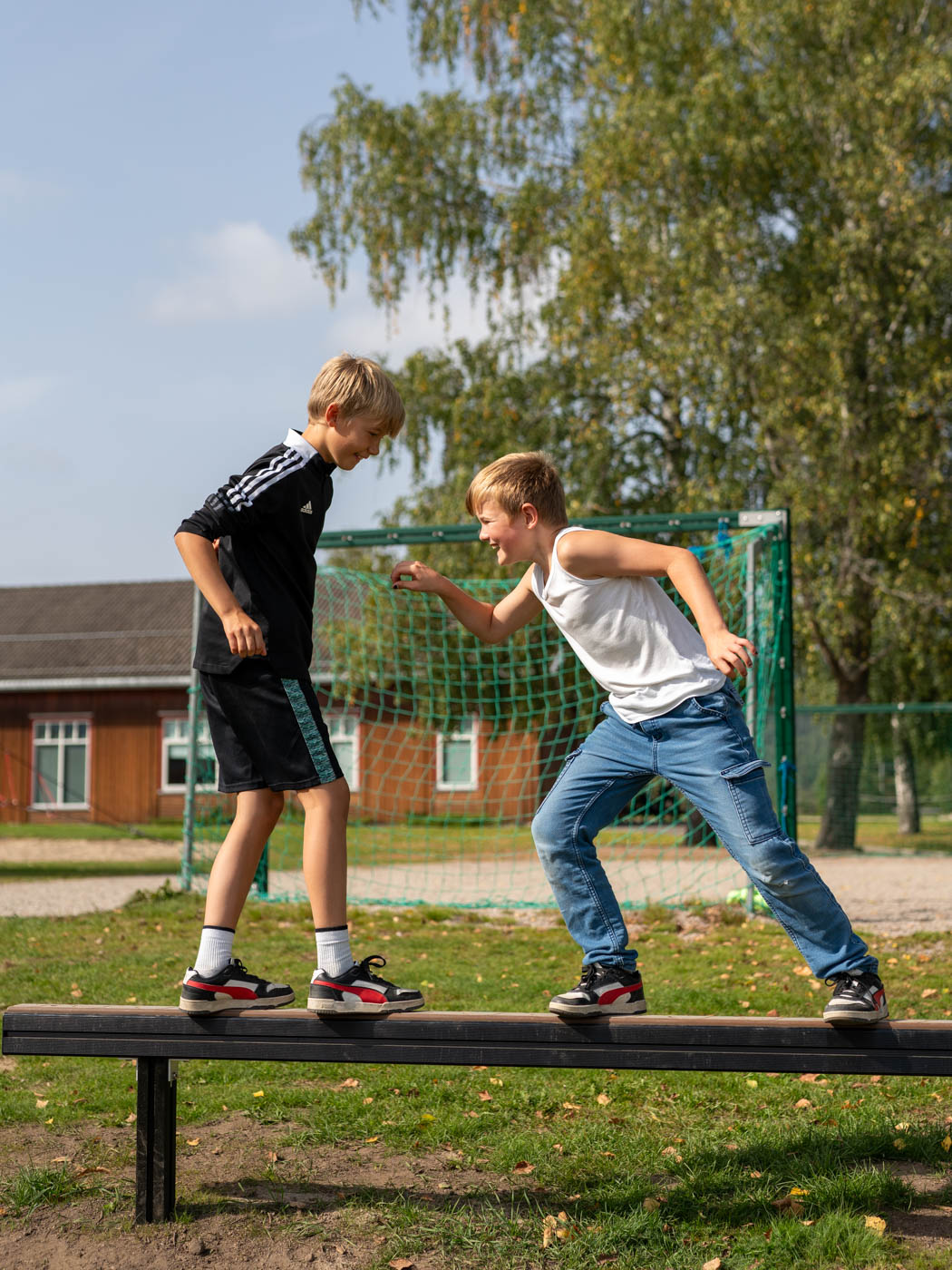 Balansebom på Lunde skole