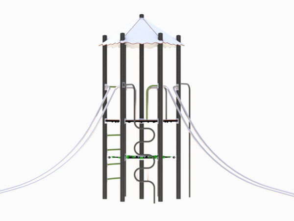 Thorium proton klatreapparat med tårn og slider