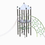 Thorium Nøytron klatreapparat med nett, slider og tårn