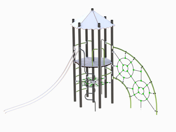 Thorium Nøytron klatreapparat med nett, slider og tårn