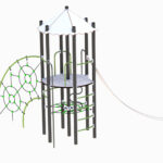 Thorium Nøytron klatreapparat med nett, slider og tårn