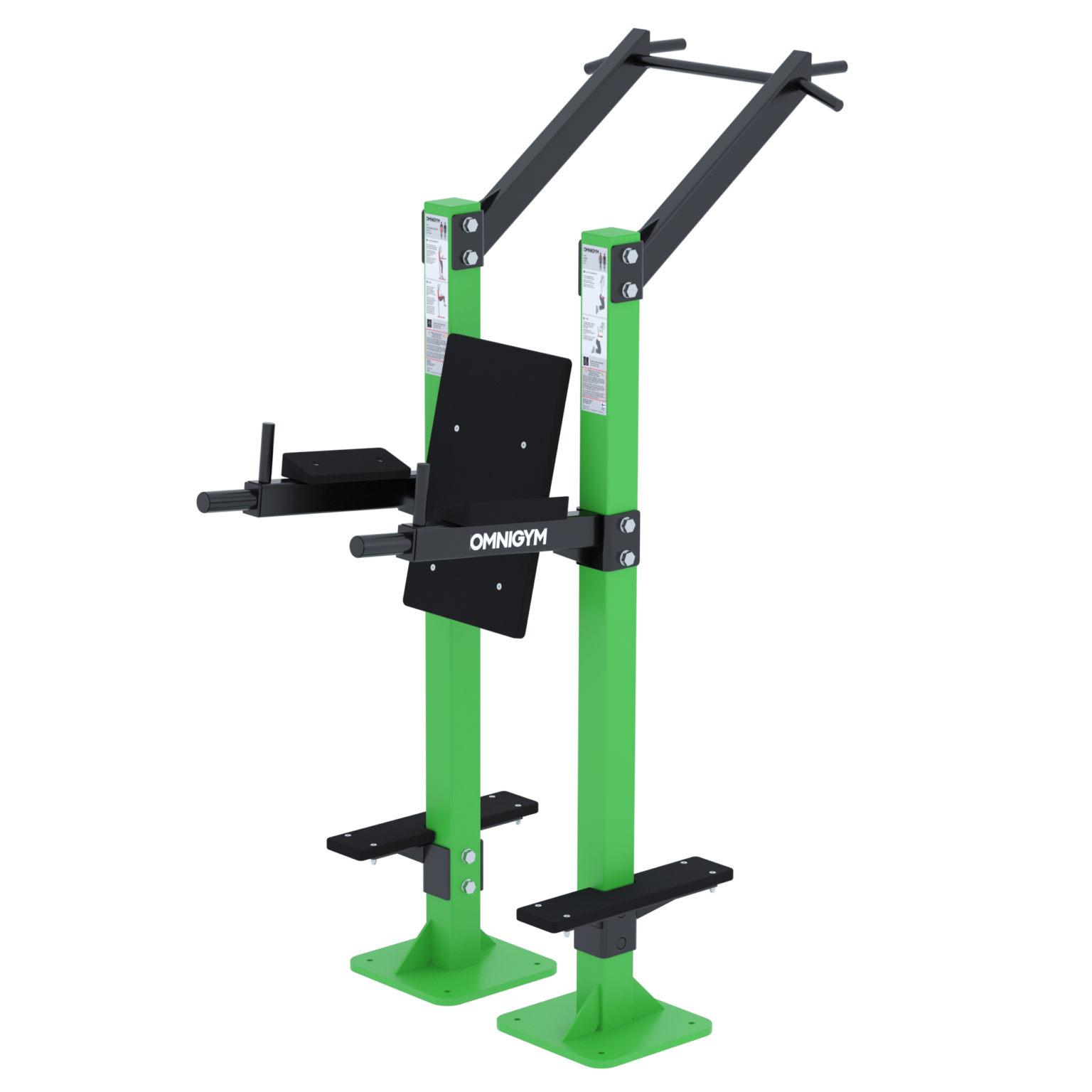 Multiapparat - Benløft/dips/pull ups