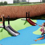Liten terrengsklie med plattform (0,5 - 1m)